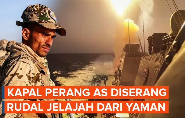 Houthi Tembak Rudal ke Kapal Milik AS