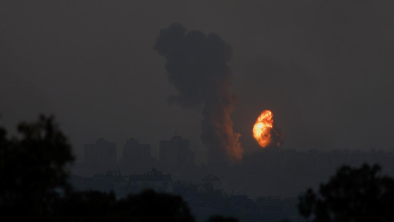 Langit Gaza Kembali Diselimuti Rudal Israel IDF